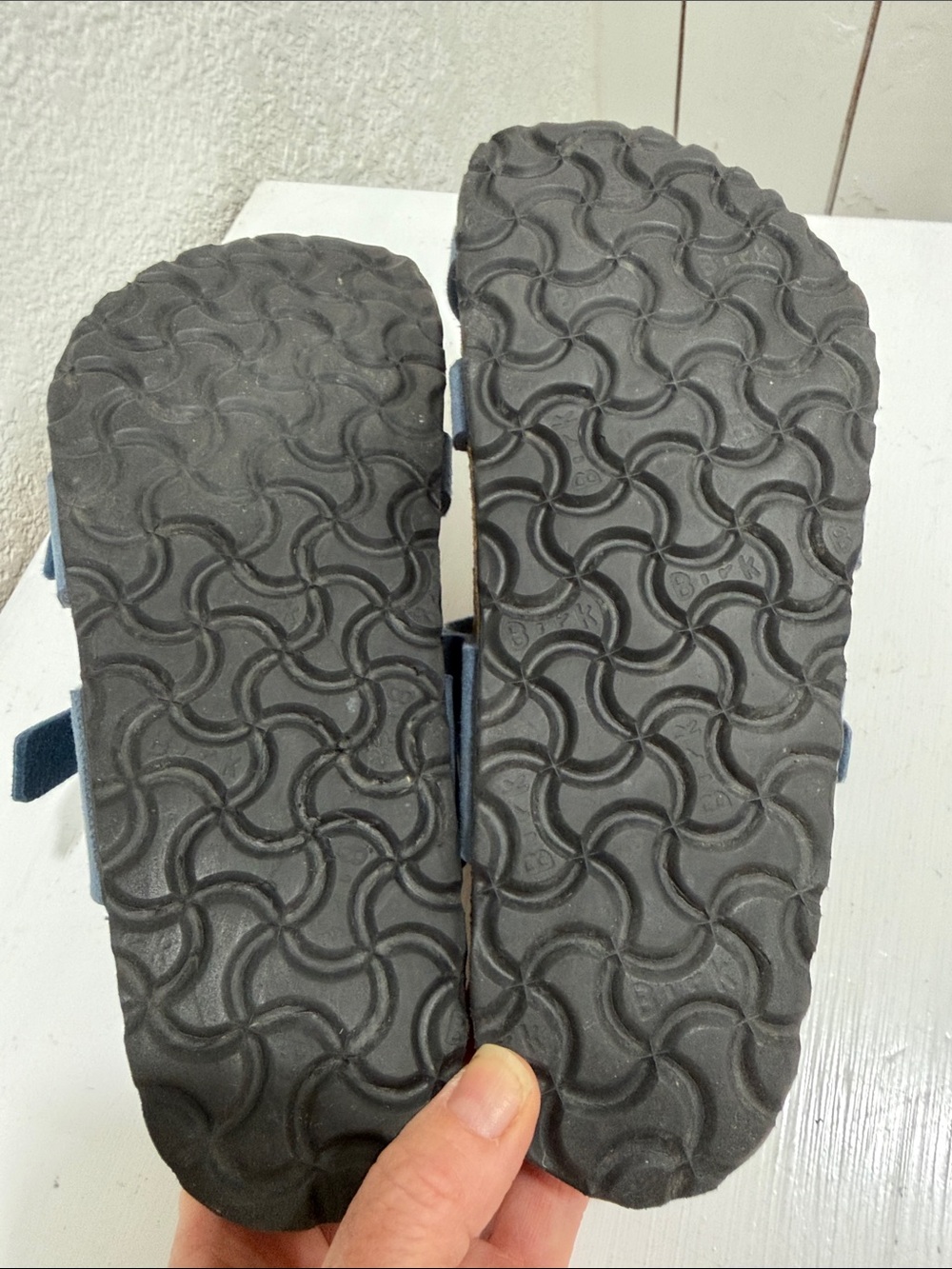 Birkenstock 7/37 Women’s Elemental Blue Two-Strap Adjustable Sandals - Picture 7 of 10